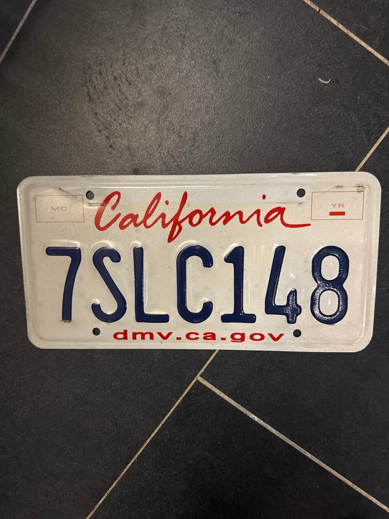 Nummerplaat California, Verzamelen, Ophalen of Verzenden, Gebruikt, Auto's