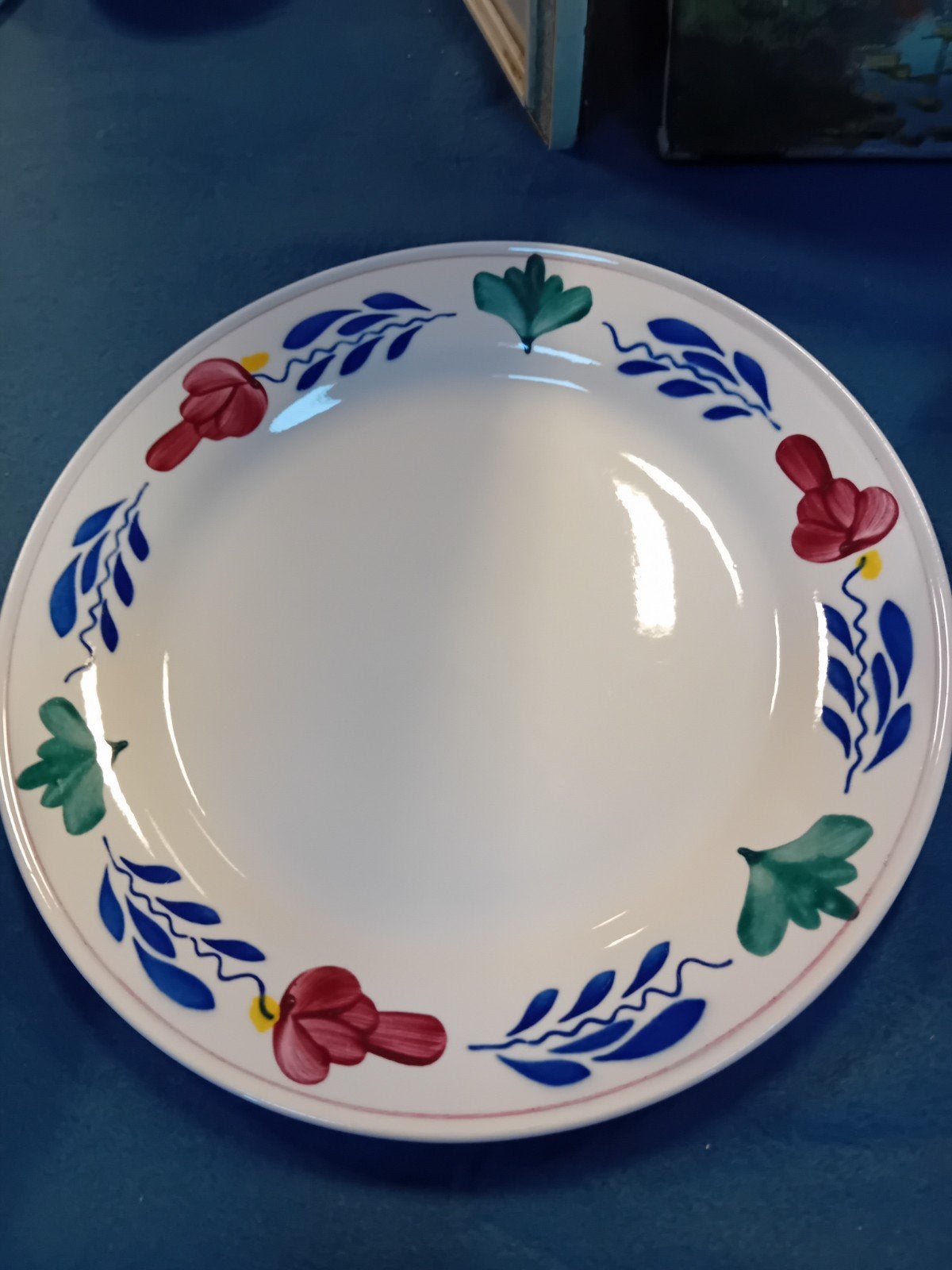 Bord boerenbont Vitriboch, Antiek en Kunst, Antiek | Servies los, Ophalen of Verzenden