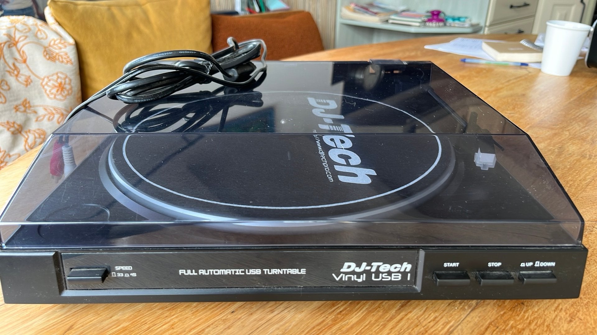 DJ- Tech Vinyl USB 1, Audio, Tv en Foto, Platenspelers, Ophalen, Zo goed als nieuw, Overige merken