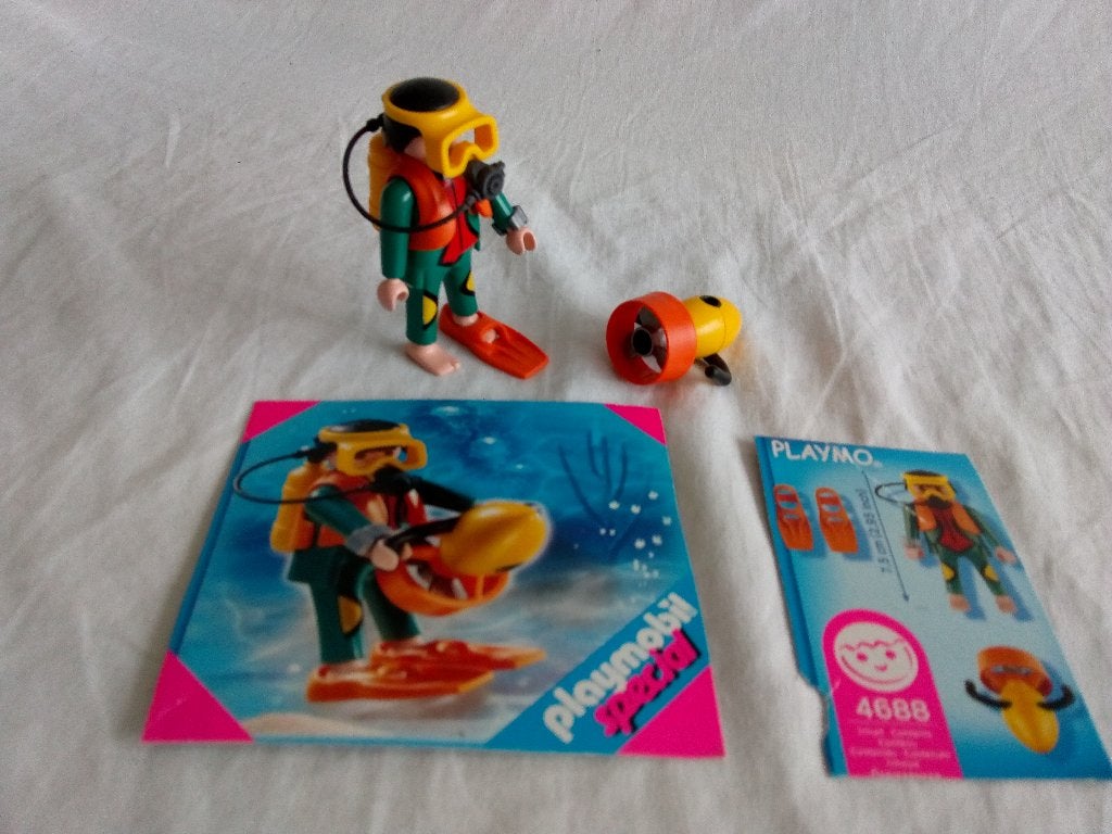 Playmobil set 4688 avontuurlijke duiker, Ophalen of Verzenden, Gebruikt