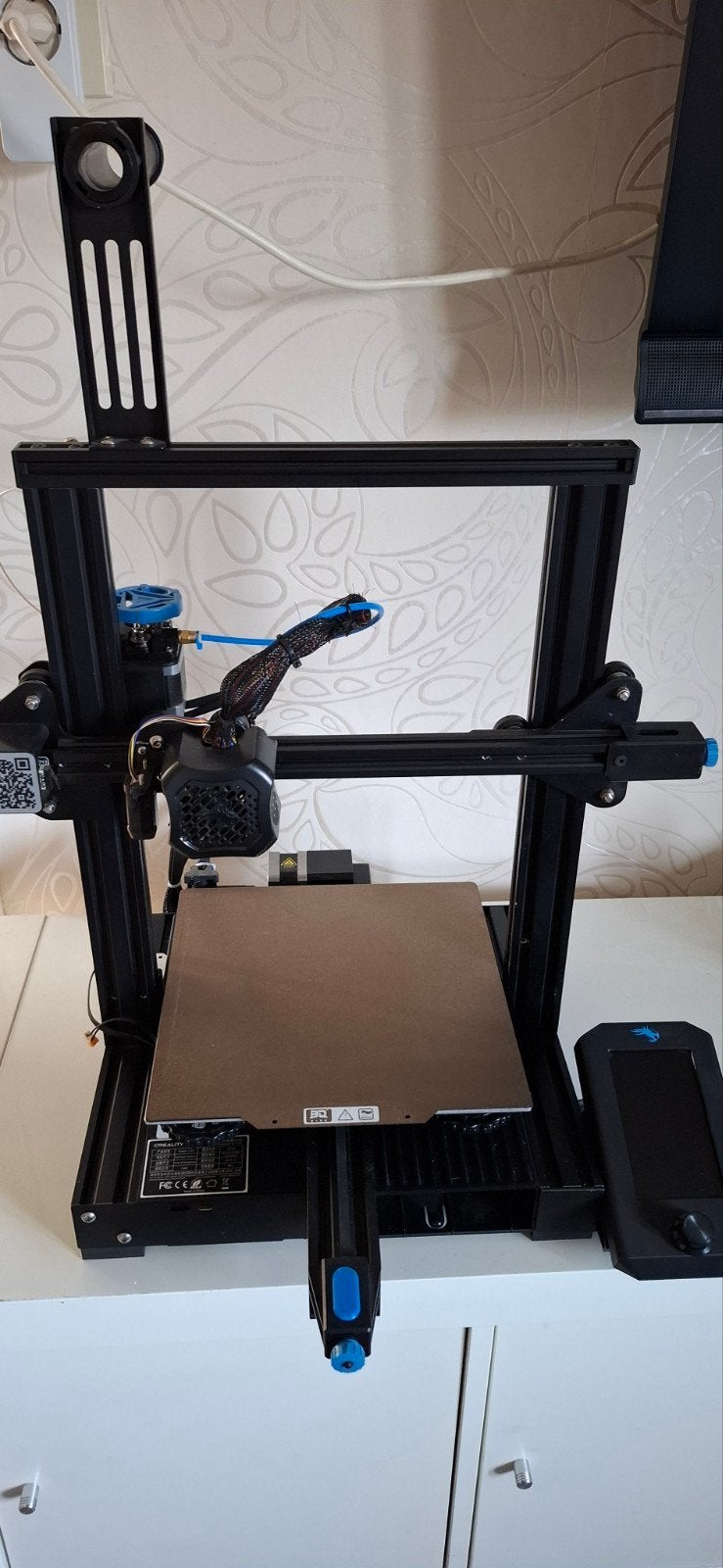 Ender 3 V2 met upgrades, Computers en Software, 3D Printers, Ophalen, Zo goed als nieuw, Filament, Creality