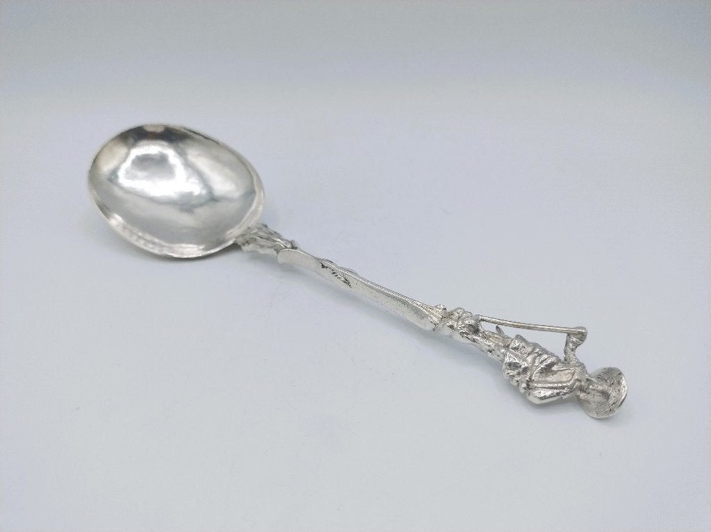 Zilveren sierlepel, C. Meyer, Amsterdam, 1661, Antiek en Kunst, Verzenden