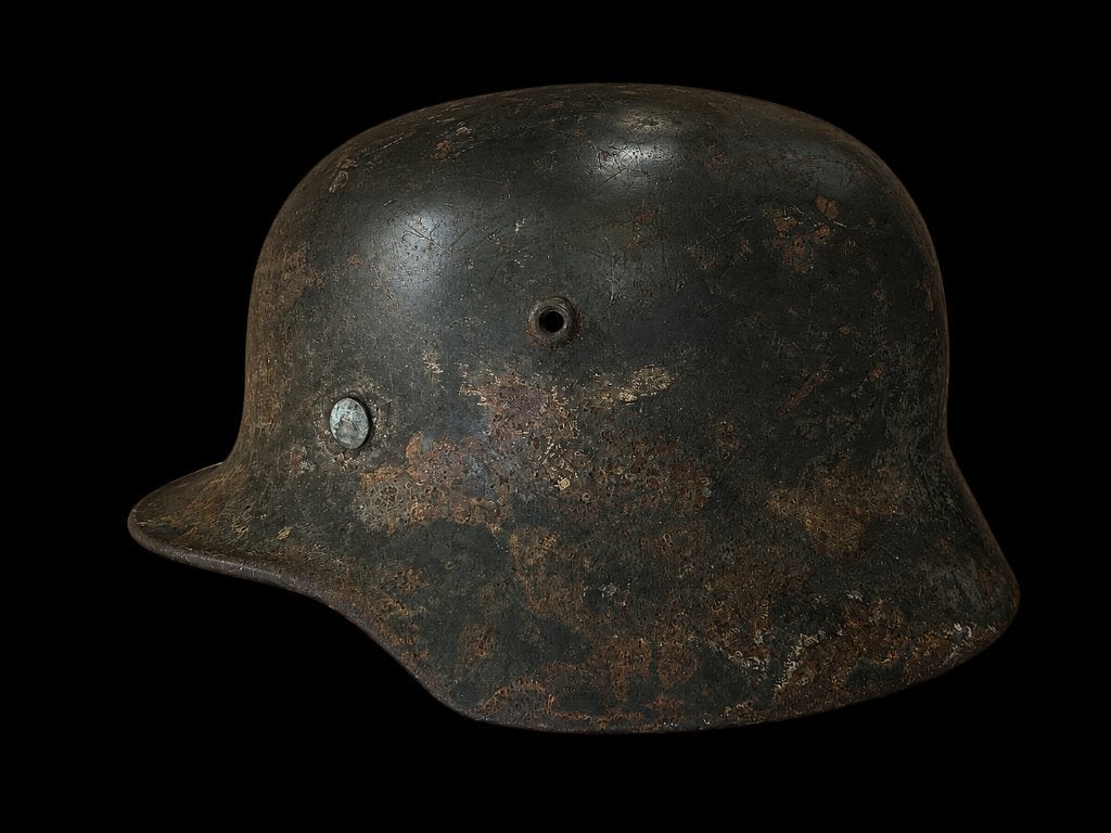 Duitse M35 Luftwaffe helm WO2, Verzamelen, Militaria | Tweede Wereldoorlog, Ophalen of Verzenden, Luchtmacht, Duitsland, Helm of Baret