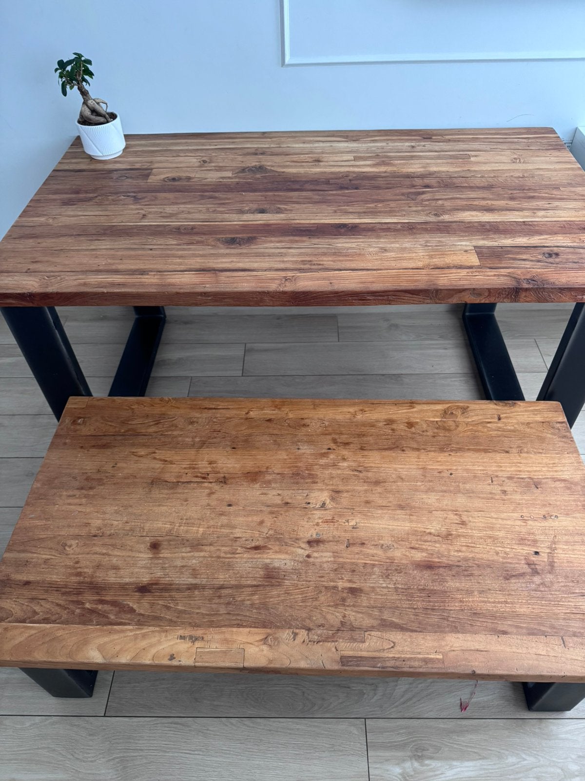Romaro tafelset, Ophalen, 50 tot 100 cm, Zo goed als nieuw, 150 tot 200 cm
