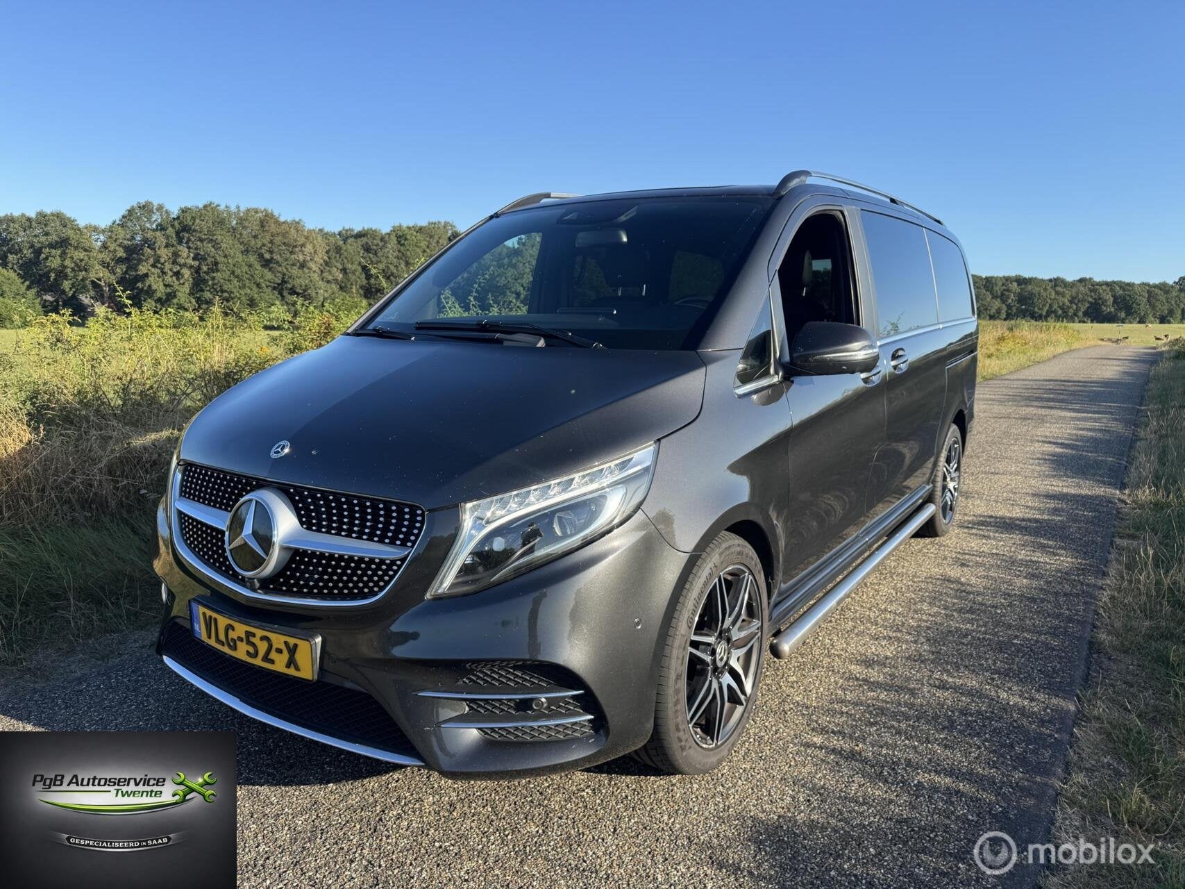 Mercedes V-klasse 250d 9G Lang Amg burmester led 19'' 360cam, Auto's, Automaat, Gebruikt, Euro 6, 2000 kg
