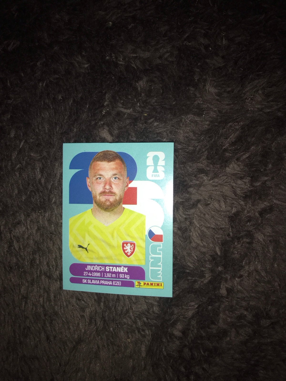 Panini FIFA Jindřich Staněk Spelerskaart, Ophalen of Verzenden, Zo goed als nieuw, Overige binnenlandse clubs, Spelerskaart