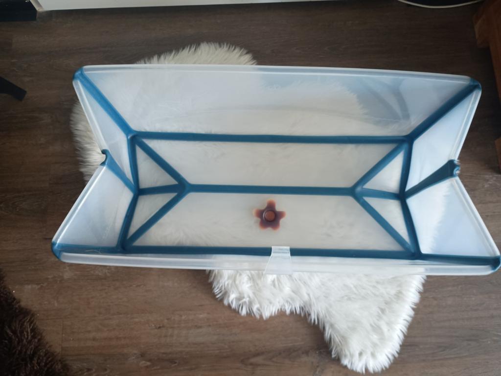 Stokke Flexi bath XL Ocean Blue / Flexi Bad, Kinderen en Baby's, Badjes en Verzorging, Ophalen of Verzenden, Zo goed als nieuw