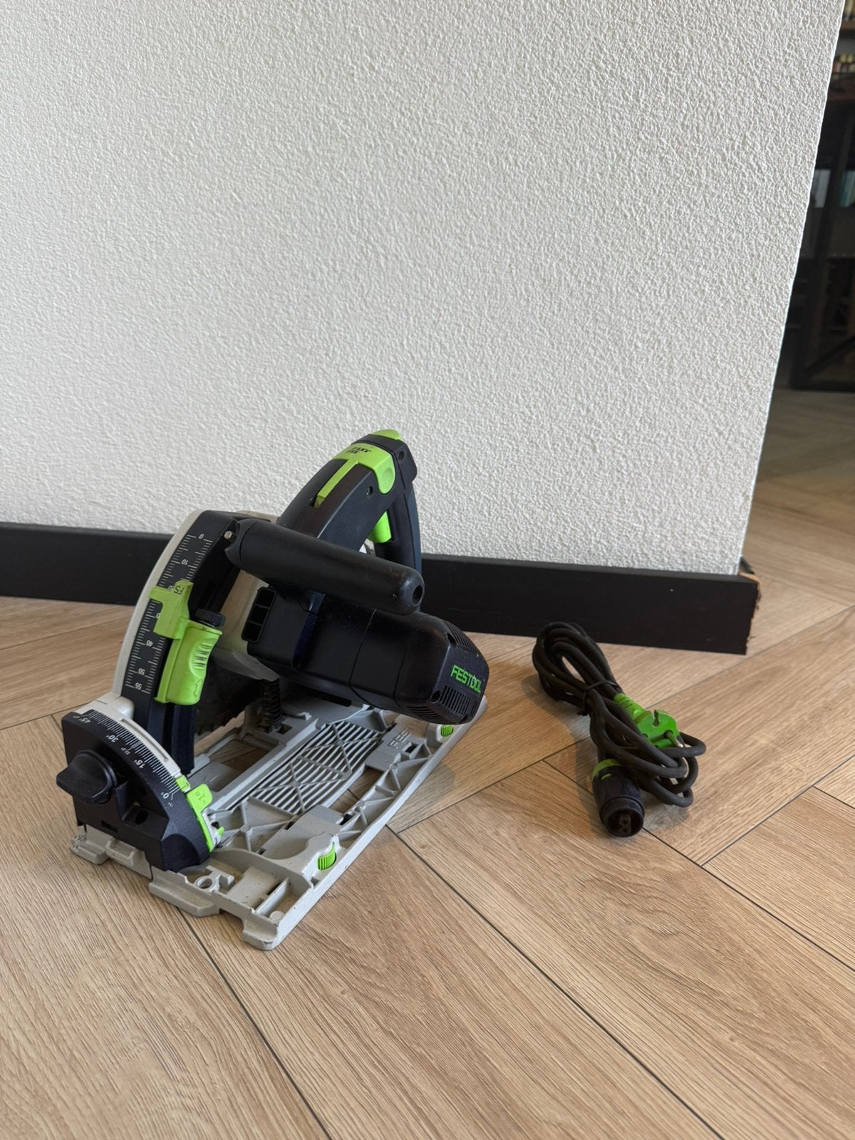 Festool ts 55 FEBQ invalzaag, Ophalen, Gebruikt