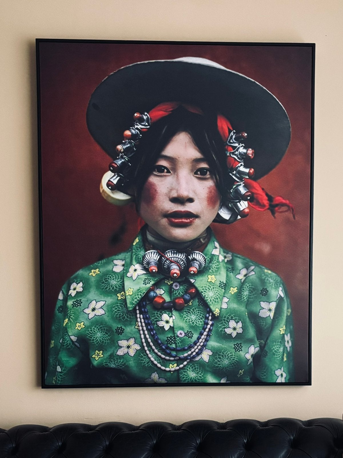 Portret Tibetaans meisje Steve McCurry, Ophalen