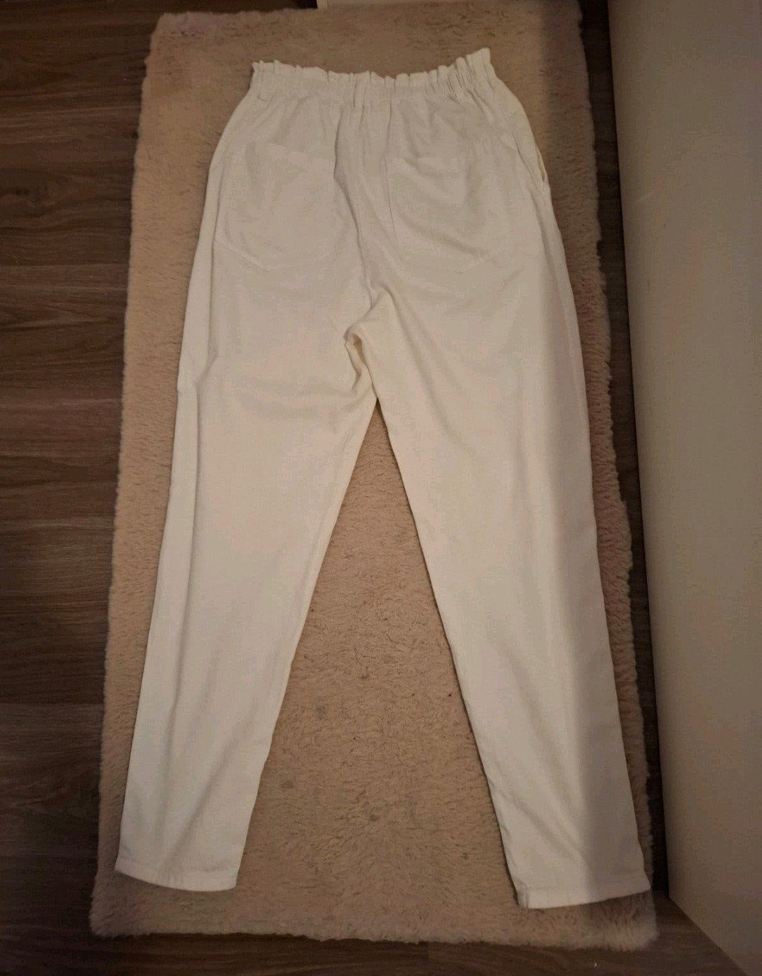 Mango MNG Denim witte tapered broek XS katoen, Mango, Wit, Ophalen of Verzenden, Maat 34 (XS) of kleiner