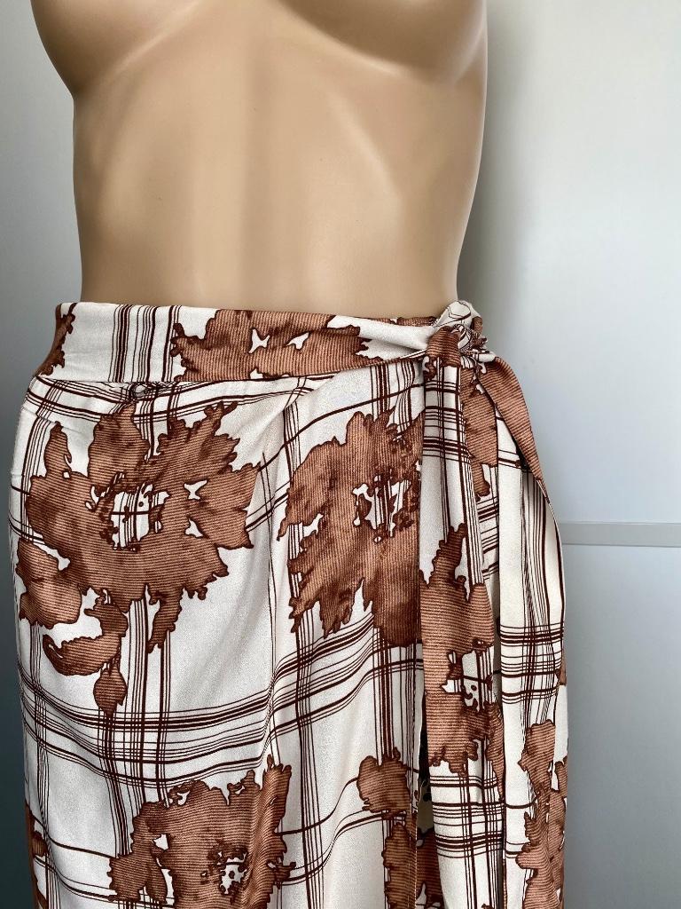 G302 Nieuw: Imprevu Belgium maat 34/36=XS/S lange rok bruin, Kleding | Dames, Rokken, Nieuw, Ophalen of Verzenden, Maat 36 (S)