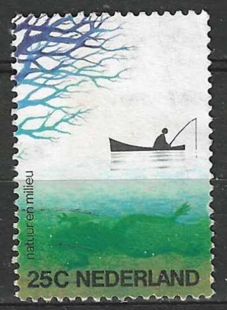 Nederland 1974 - Yvert 996 - Natuur en milieu (ST), Verzenden, Gestempeld