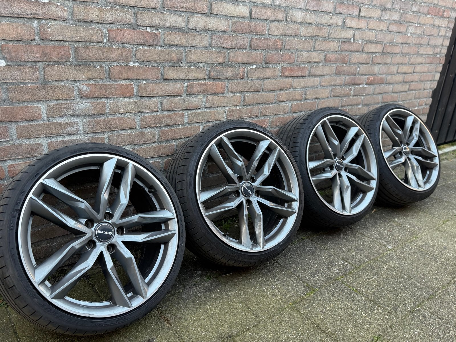 MAM RS3 Velgen met Zomerbanden 8,5Jx19 5x112 ET30, Gebruikt, Banden en Velgen, 235 mm, Personenwagen
