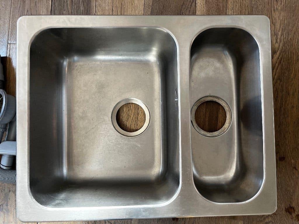 Inbouwspoelbak, Huis en Inrichting, Ophalen, Gebruikt, 50 tot 100 cm, Minder dan 100 cm