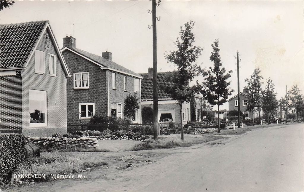 703-027-039 Bakkeveen Mjumster Wei, Verzenden, Voor 1920, Friesland