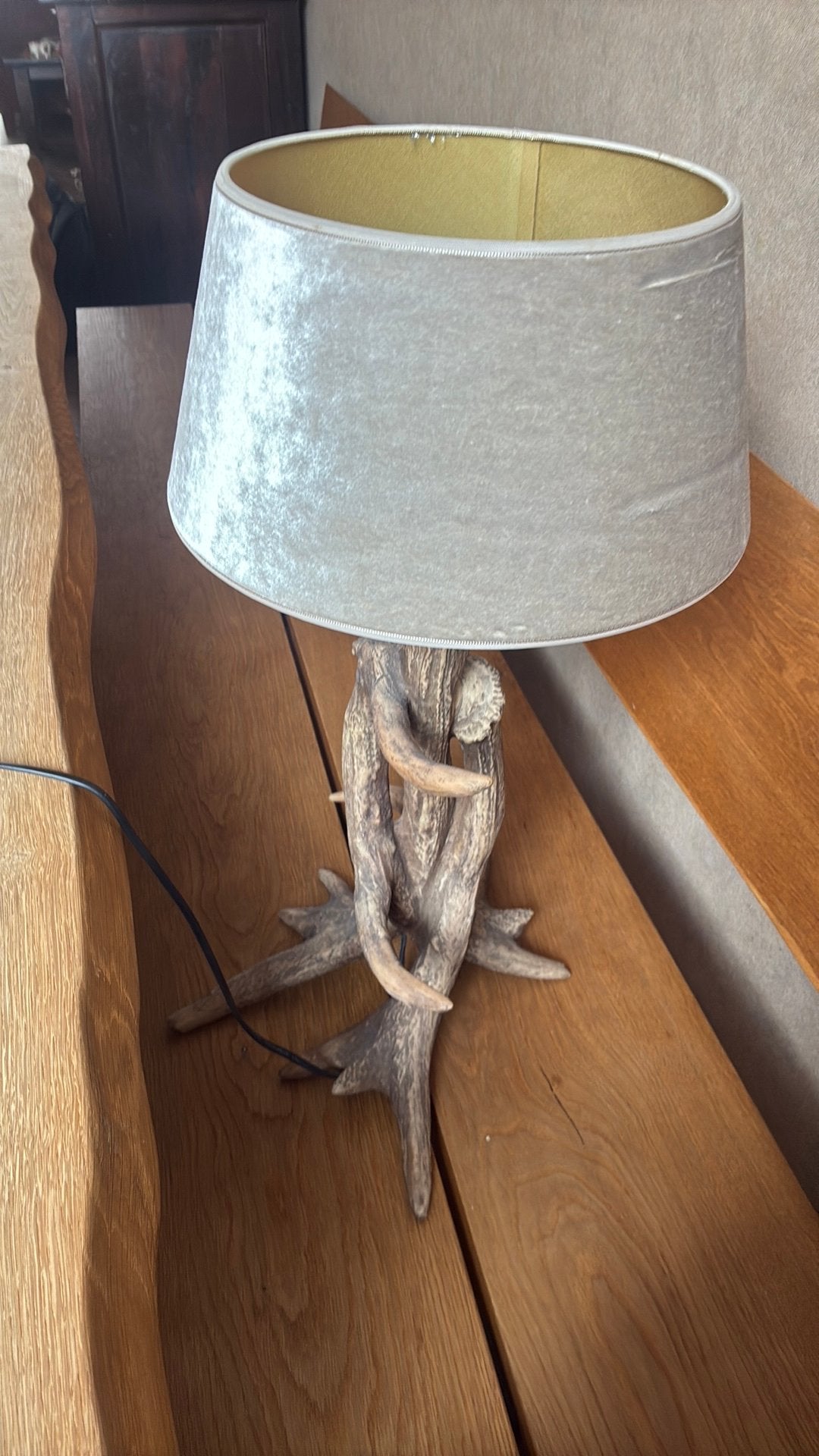 Lampen met hertengeweien, Ophalen of Verzenden, Nieuw, Prachtige woonkamer lamp