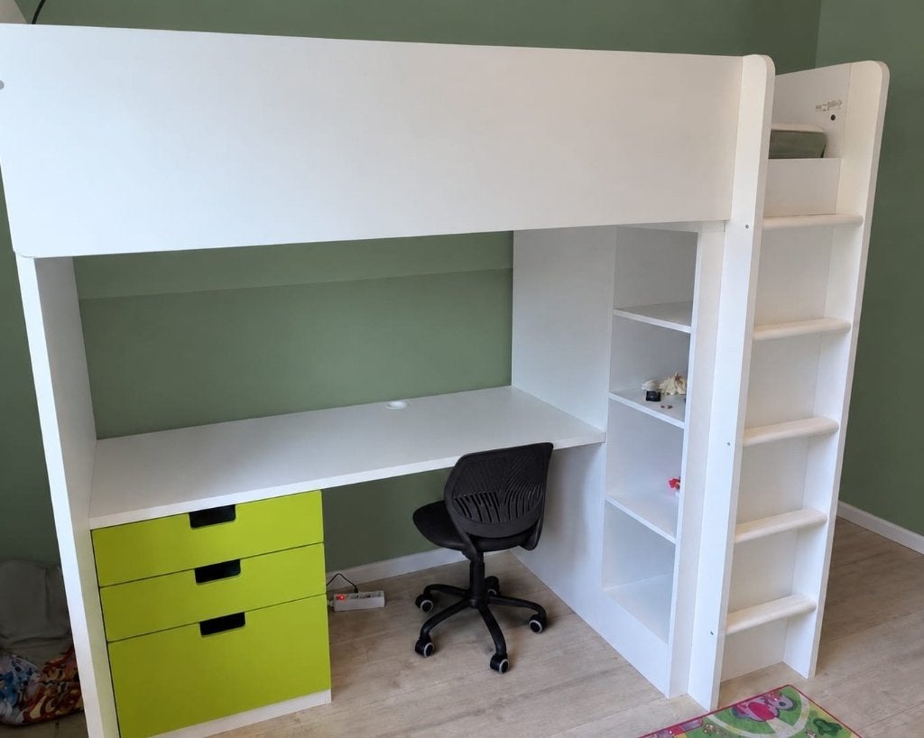 Mooie Smastad hoogslaper met bureau, Kinderen en Baby's, Ophalen, Zo goed als nieuw, Hoogslaper