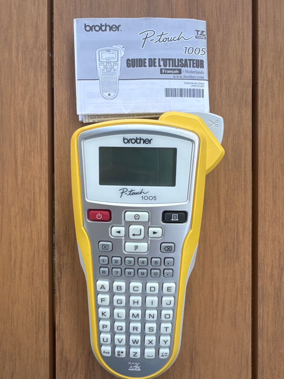 Brother P-touch 1005 labelprinter - Gebruikt, Computers en Software, Labelprinters, Ophalen of Verzenden, Zo goed als nieuw, Qwerty