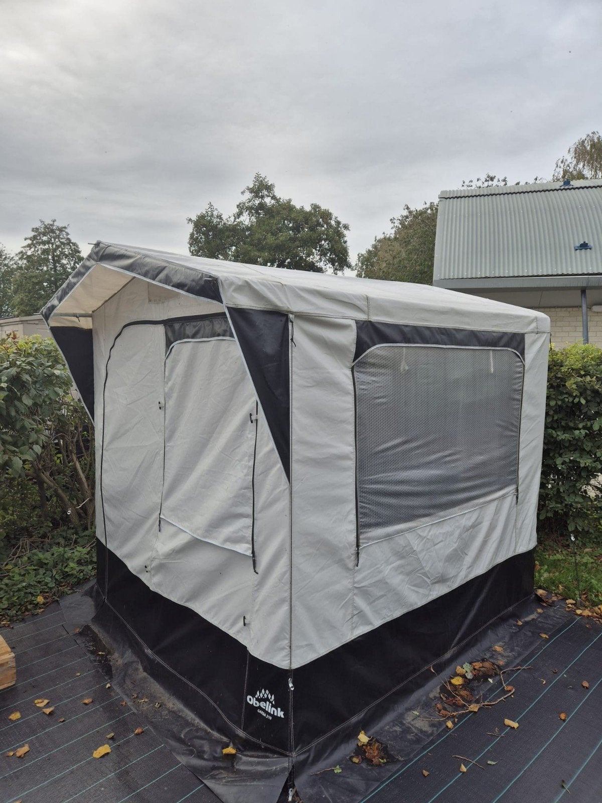 Obelink Garda 210 schuurtent PVC, Caravans en Kamperen, Tenten, Ophalen, Gebruikt