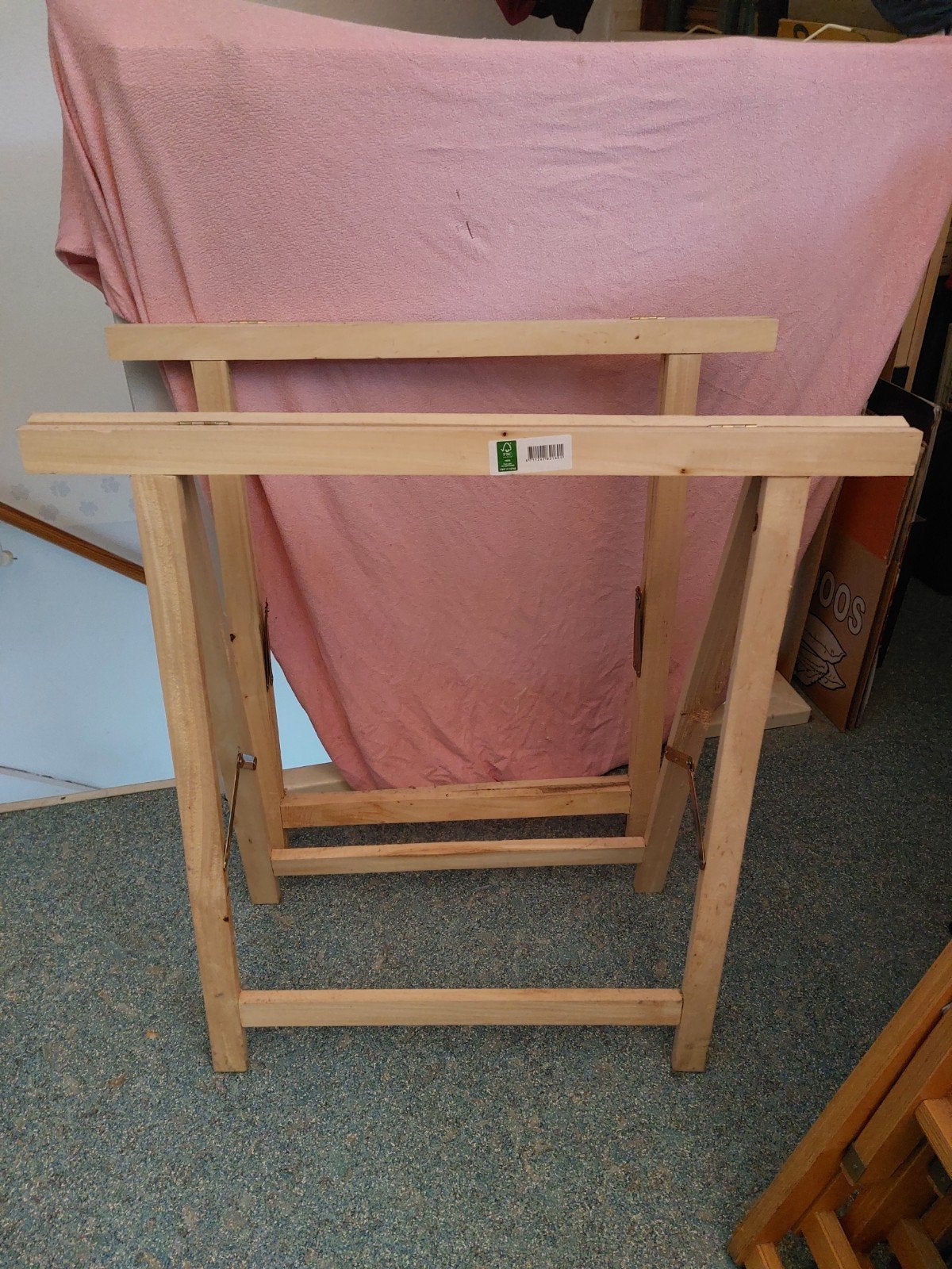 Houten schragen (2 stuks), Ophalen, Gebruikt