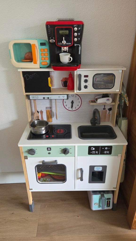 Speelkeuken met toebehoren, Ophalen, Zo goed als nieuw