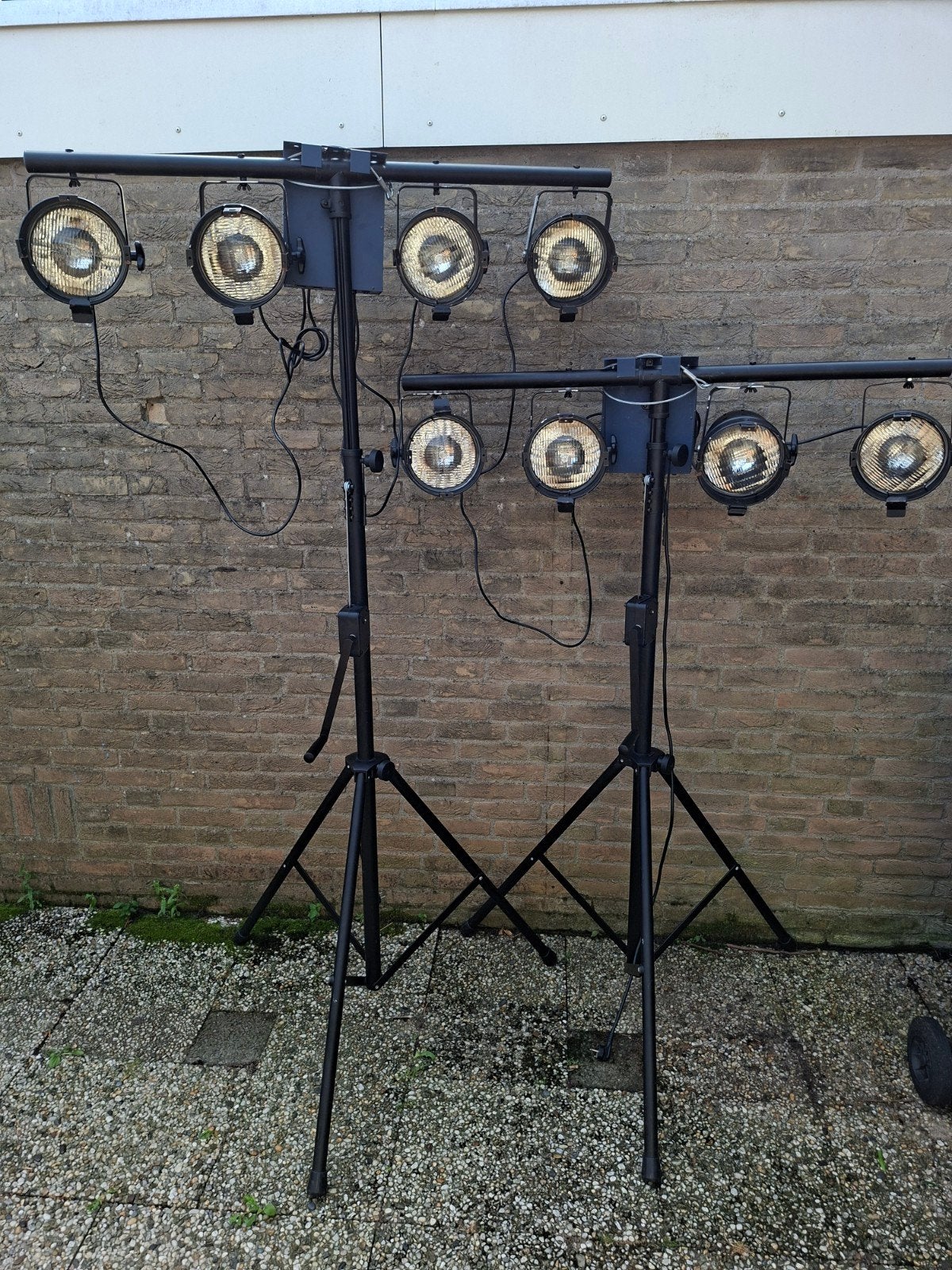 2 Showtec MultiDim MKII dimmerpack met windup statieven, Muziek en Instrumenten, Ophalen, Gebruikt, Licht