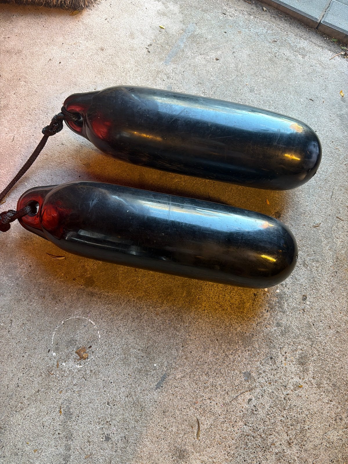 2x Majoni Dropfender 2 stootwillen, Watersport en Boten, Ophalen, Gebruikt, Overige typen