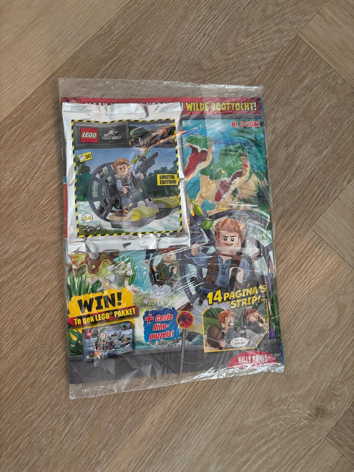 Lego Jurassic World Tijdschrift met Miniset - Nieuw, Ophalen of Verzenden, Nieuw, Overige merken