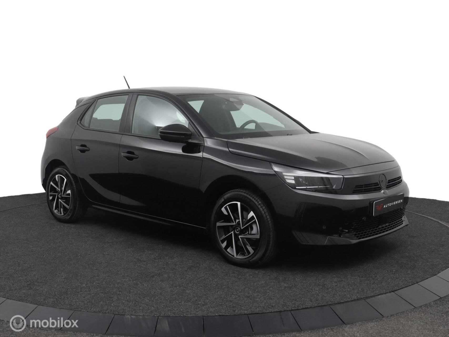 Opel corsa 1.2 Turbo Hybrid GS | Camera | Apple CarPlay & An, Auto's, Stof, Gebruikt, Zwart, Overige carrosserieën