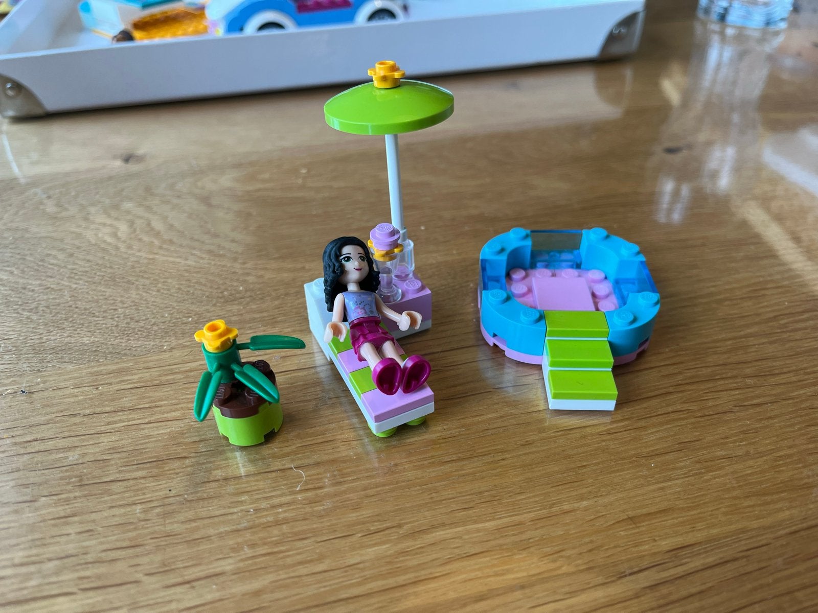 LEGO Friends zwembad van Emma (3931), Gebruikt, Lego, Friends, Ophalen of Verzenden