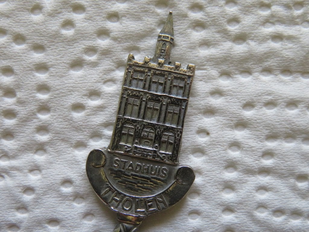 Lepeltje Voormalige Stadhuis van Tholen, Verzenden, Zo goed als nieuw, Overige materialen, Bestek