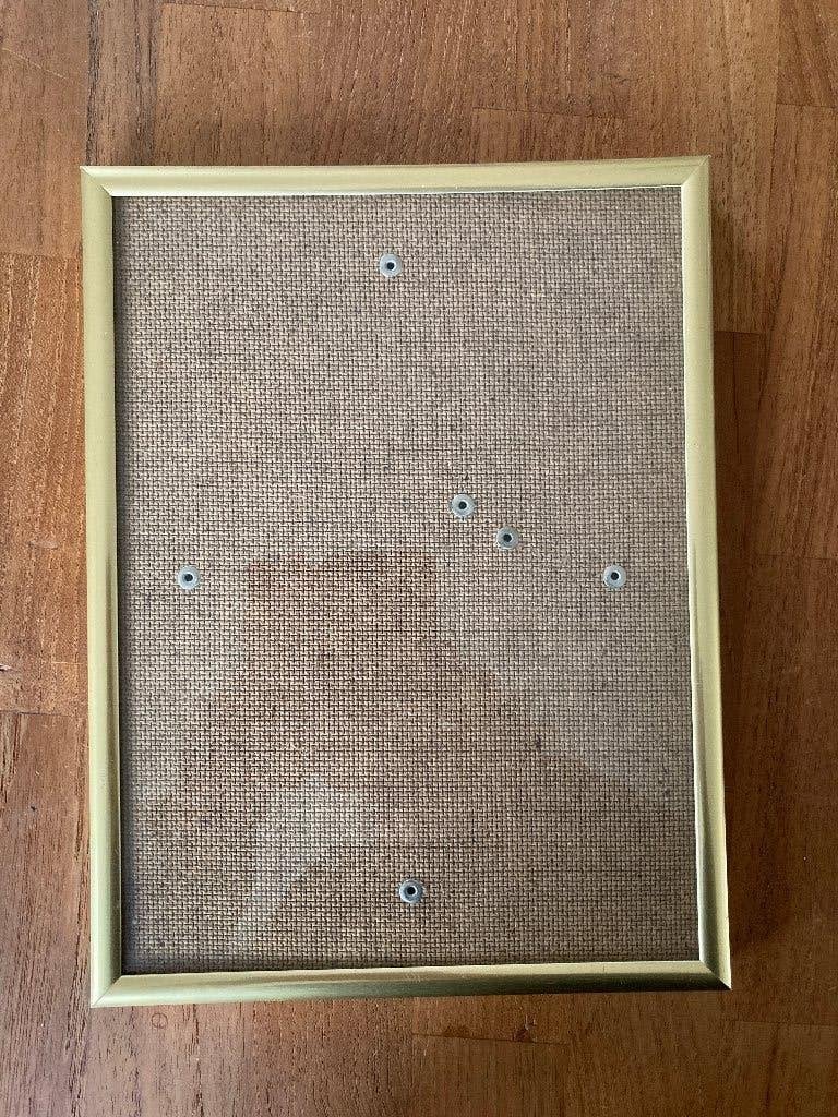 Antiek / vintage fotolijstje goudkleurig, 19 cm, 25 cm, Ophalen of Verzenden, Zo goed als nieuw