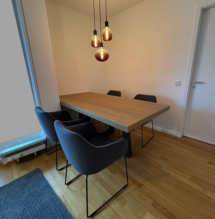 LOODS 5 BOB 210 eikenhouten EETTAFEL, Ophalen, Gebruikt, Rustiek eiken, 200 cm of meer