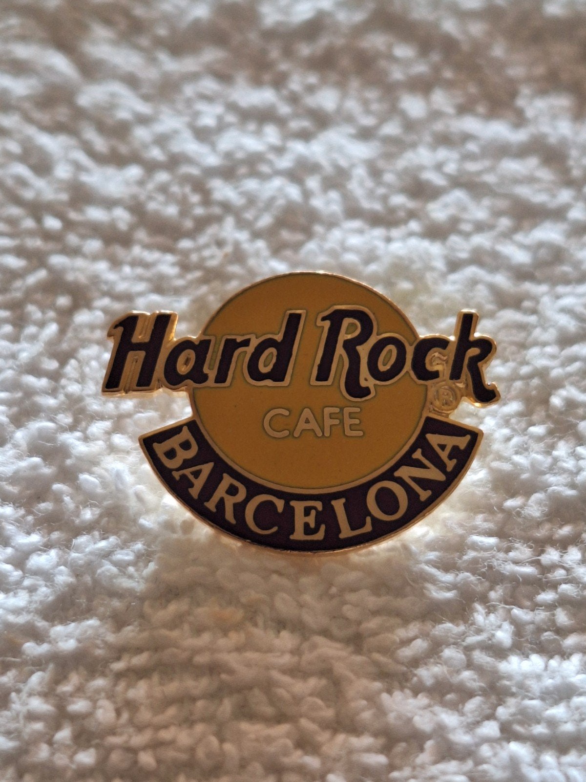 Hard Rock Cafe : BARCELONA , Emaille Speld, Verzenden, Zo goed als nieuw, Merk, Speldje of Pin