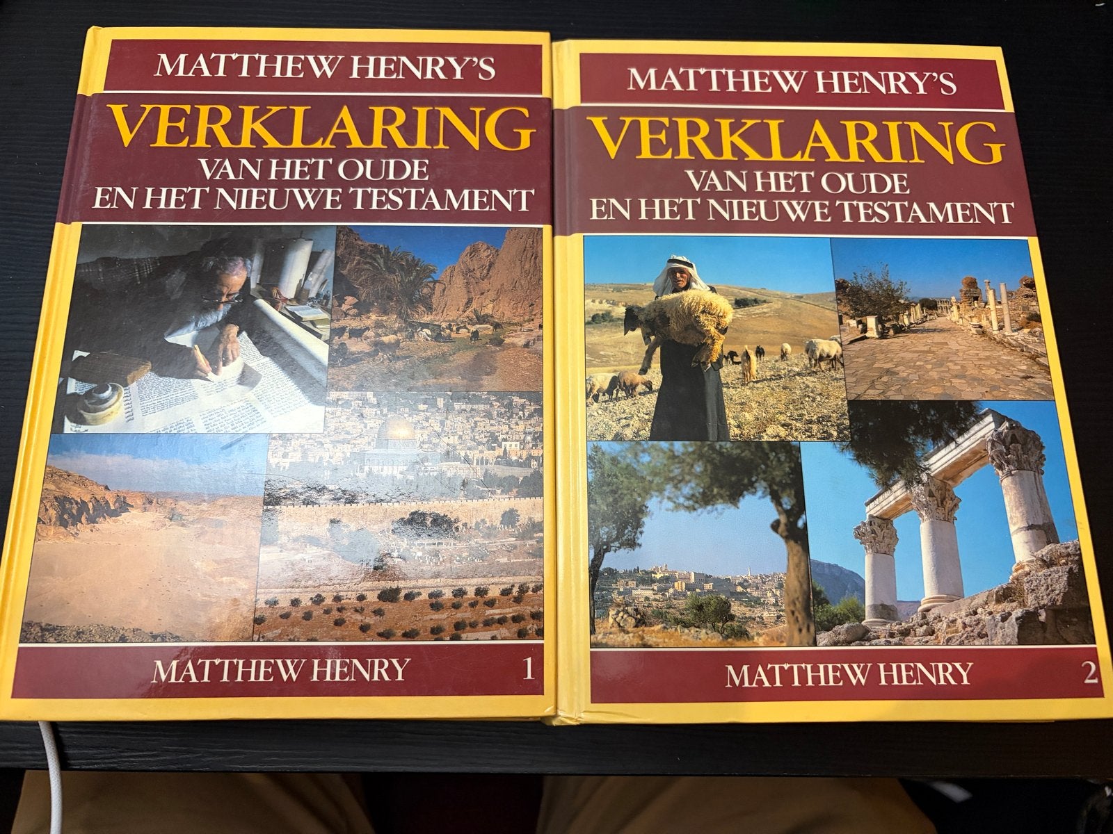 Matthew Henry's Verklaring Oude en Nieuwe Testament (2 Delen, Ophalen of Verzenden, Zo goed als nieuw, Christendom | Protestants