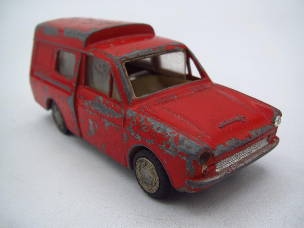 Lion car - DAF B Variomatic Rood, Hobby en Vrije tijd, Modelauto's | 1:50, Ophalen of Verzenden, Gebruikt, Bus of Vrachtwagen