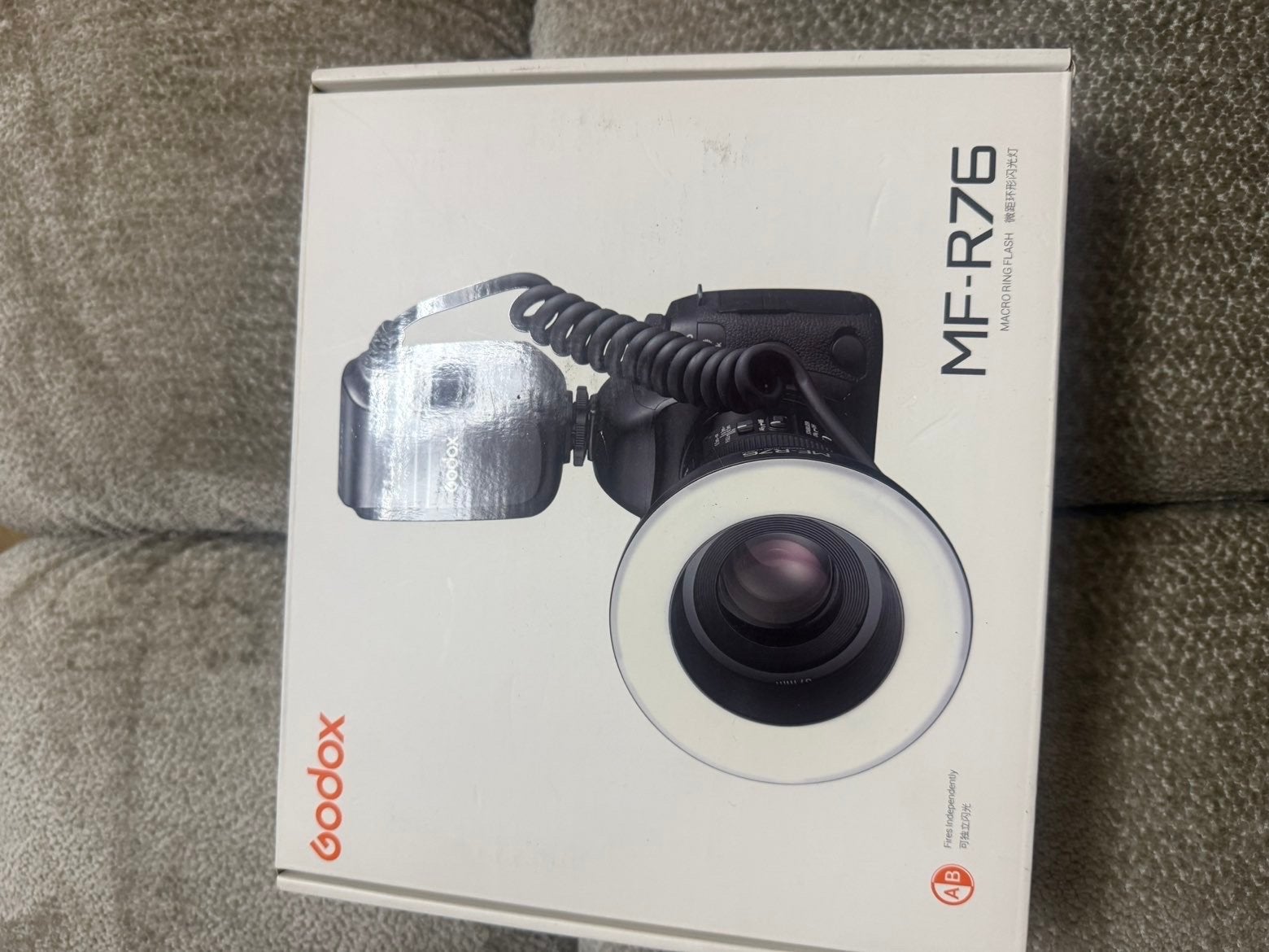 Godox MF-R76 Macro Ringflitser voor close-up fotografie, Canon, Nieuw, Ophalen of Verzenden, Ringflitser