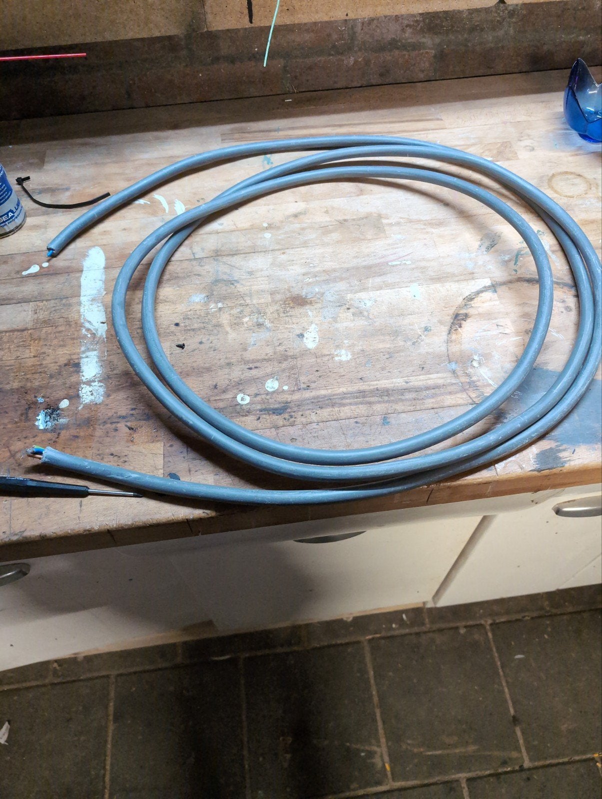 Reststuk YMVK 5x4mm2 kabel, 4m, Ophalen, Nieuw, Kabel of Snoer