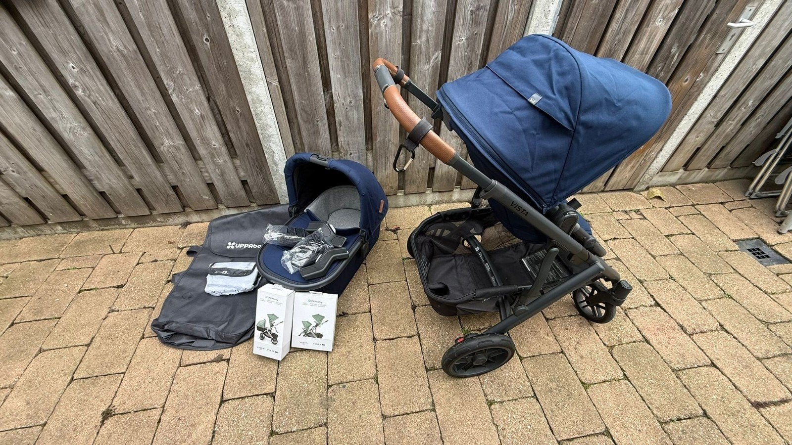 Kinderwagen Uppababy vista v2 met extra's, Kinderen en Baby's, Buggy's, Ophalen, Gebruikt