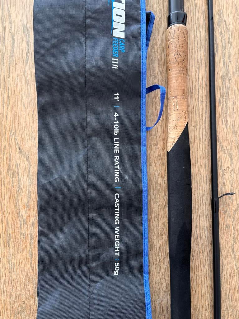 Preston Ignition Carp Feeder 11ft incl. 2 toppen, Watersport en Boten, Hengelsport | Karpervissen, Ophalen, Zo goed als nieuw