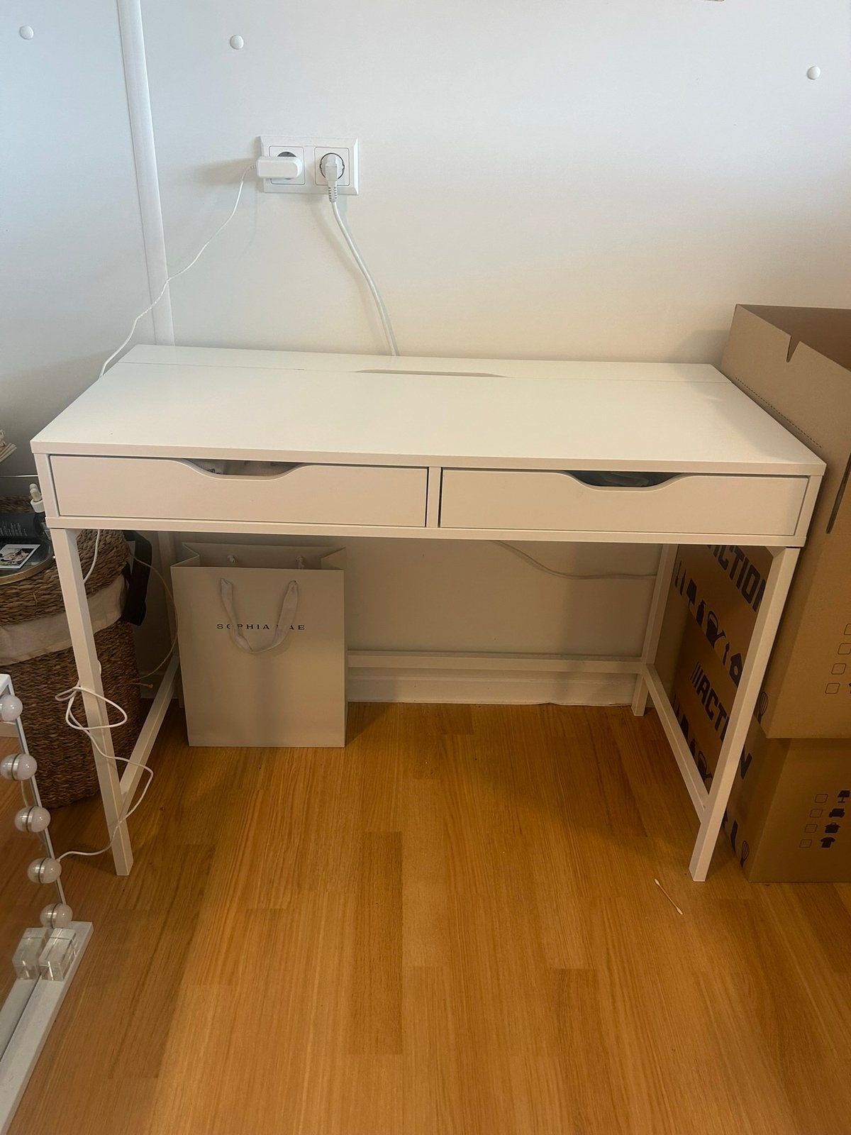 Alex bureau IKEA wit, Ophalen, Zo goed als nieuw