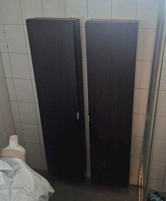 2 ikea badkamerkastjes Lillången, Ophalen, Gebruikt