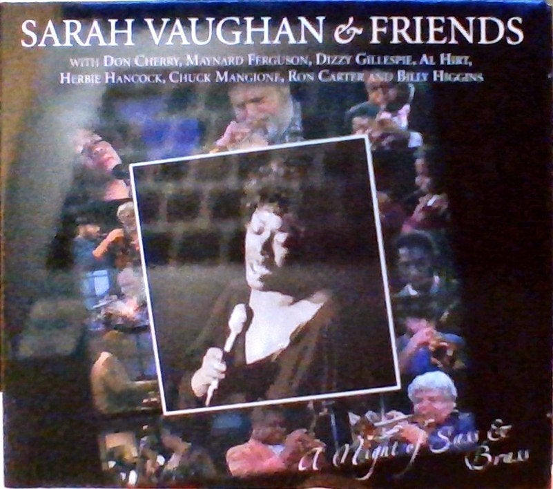 Sarah Vaughan & Friends - A Night of Sass & Brass CD, Ophalen of Verzenden, Zo goed als nieuw, Jazz, Inclusief doosje