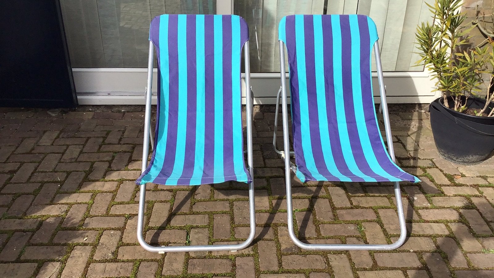 Lafuma stoelen, Caravans en Kamperen, Kampeermeubelen, Ophalen, Gebruikt, Campingstoel