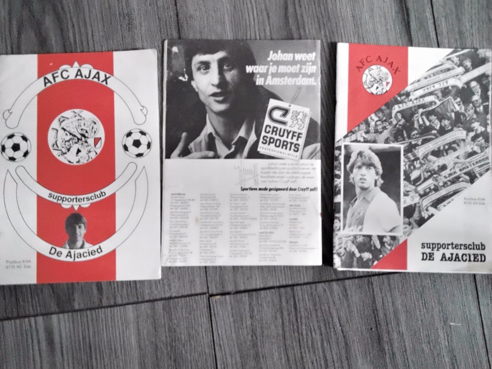 Oude ajax boekjes met Johan Cruyff, Ophalen of Verzenden, Zo goed als nieuw, Ajax, Boek of Tijdschrift