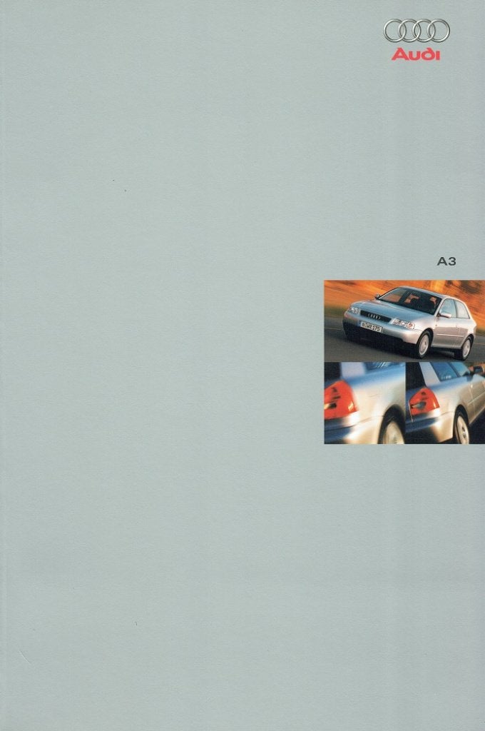 Folder Audi A3 (1999), Verzenden, Gelezen, Audi