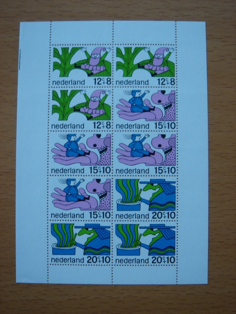 NVPH 917 Kinderzegels 1968 Sprookjesfiguren Postfris, Ophalen of Verzenden, Na 1940, Postfris