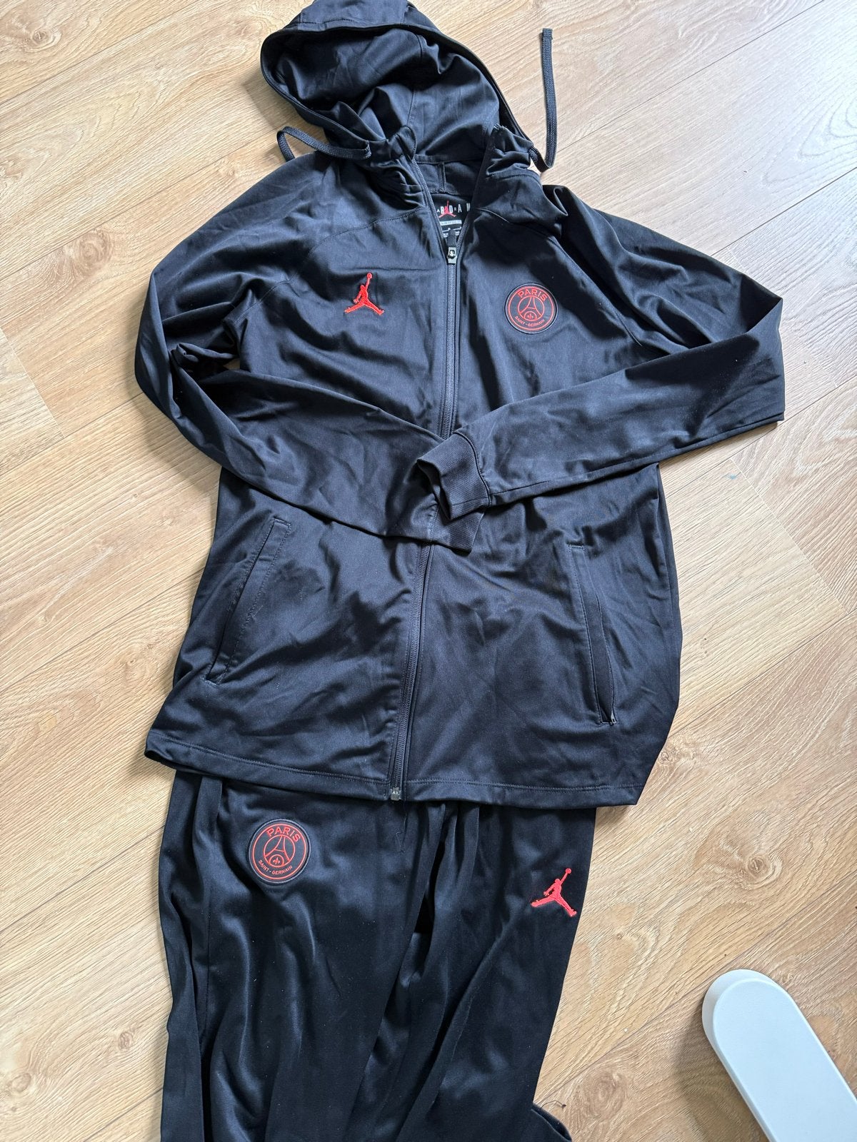 Nike Jordan Paris Saint-Germain trainingspak - Maat M, Ophalen, Maat 48/50 (M), Zwart, Zo goed als nieuw
