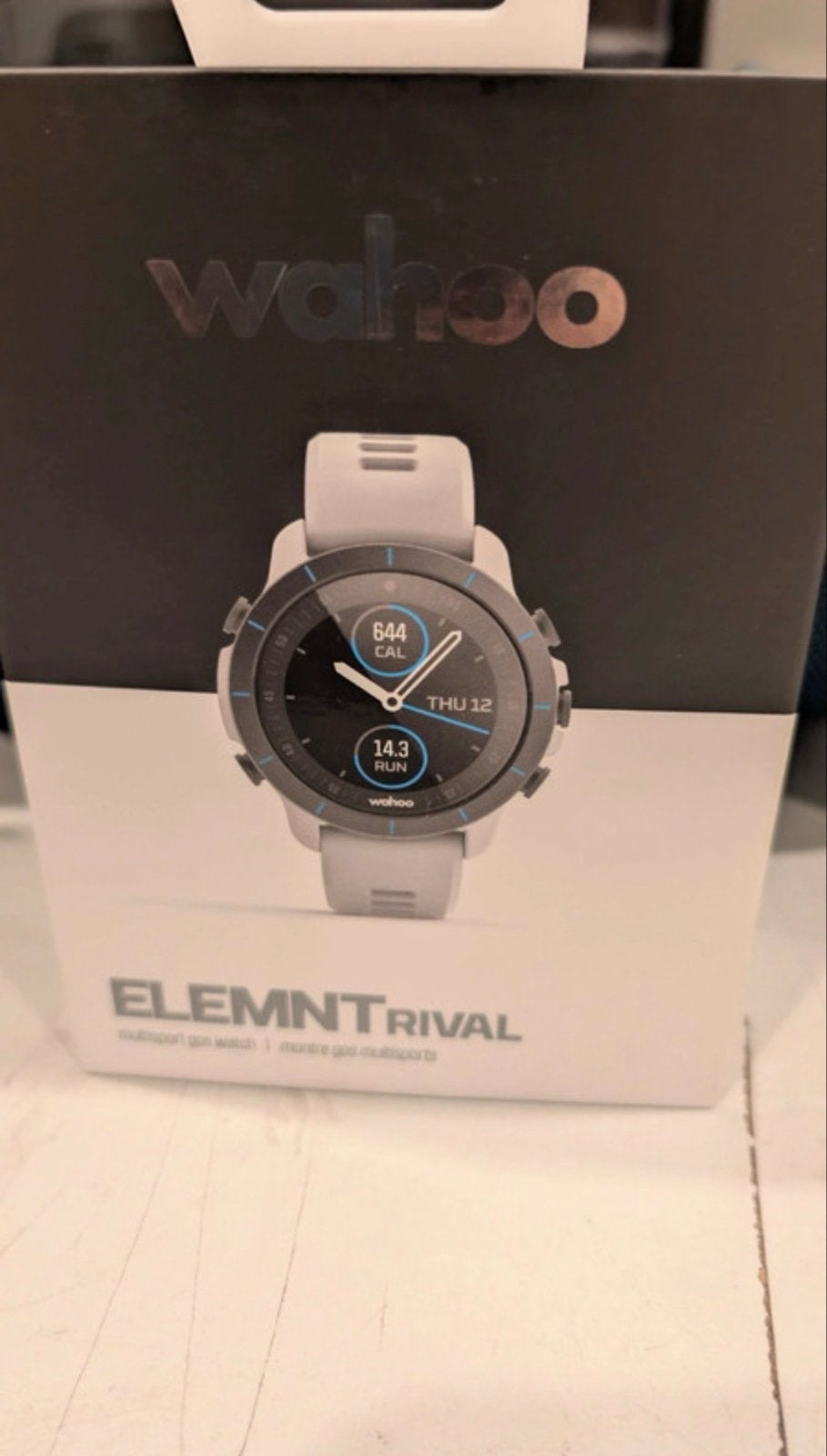 Wahoo ELEMNT RIVAL Multisport GPS Horloge - Wit (WF140WT), Afstand, Wit, Ophalen of Verzenden, Zo goed als nieuw