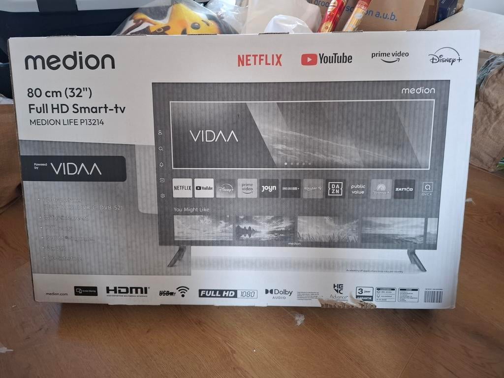 Medion 80 cm (32") Full HD Smart-tv, Ophalen of Verzenden